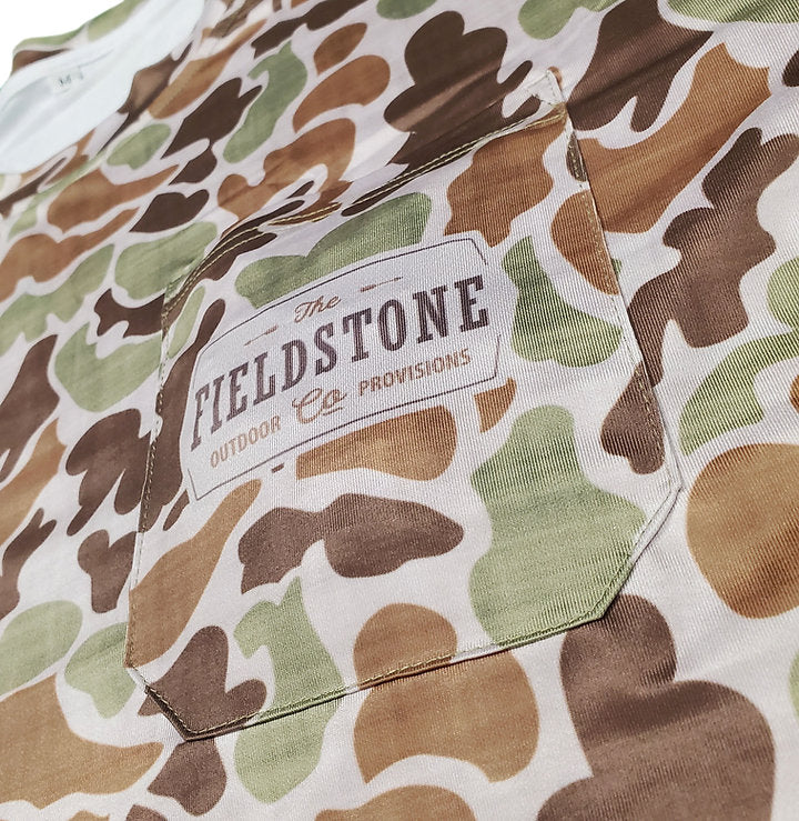 Fieldstone Dry-fit Pocketed L/S Camo Tee