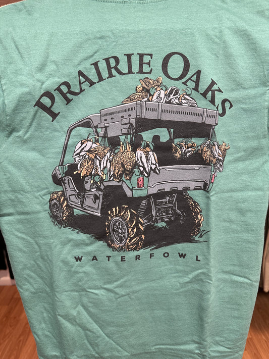 Prairie Oaks Waterfowl | Ducked Out ATV Tee - Pine