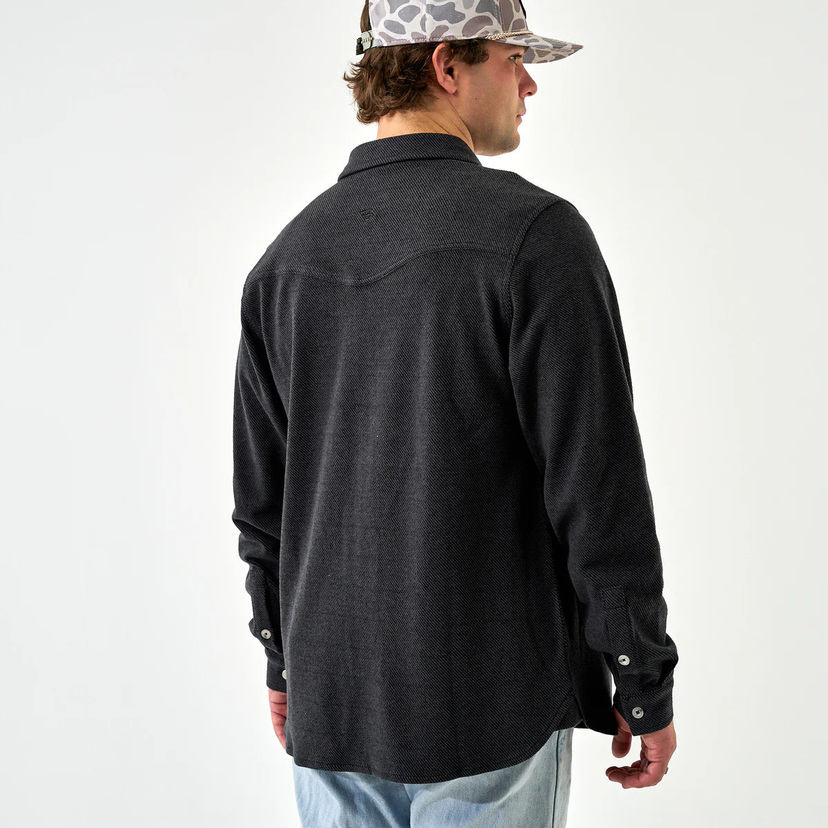 Long Sleeve - Austin Shirt - Heather Black LS ATXS HBLK