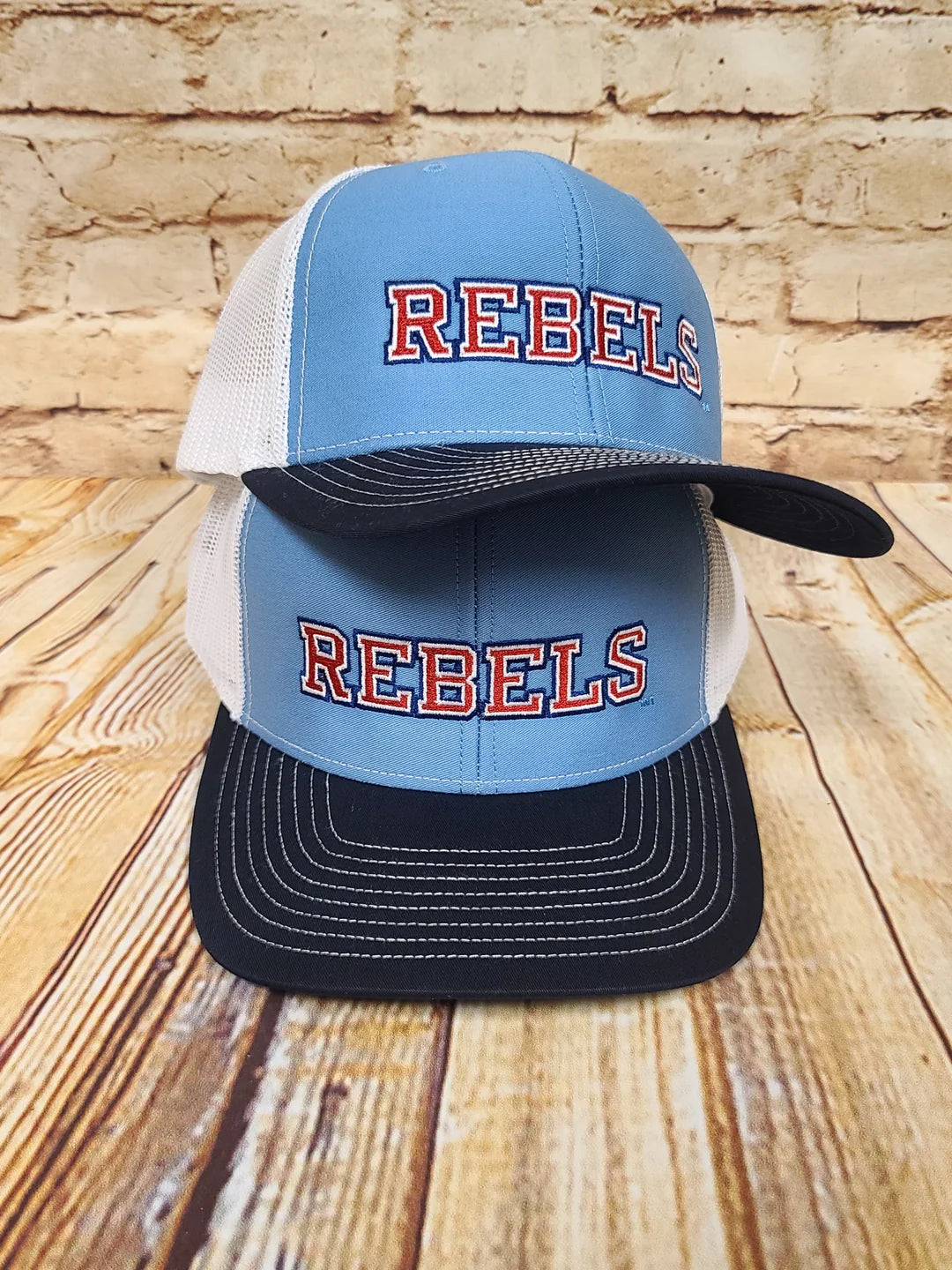 Ole Miss REBELS Block Cap with Red