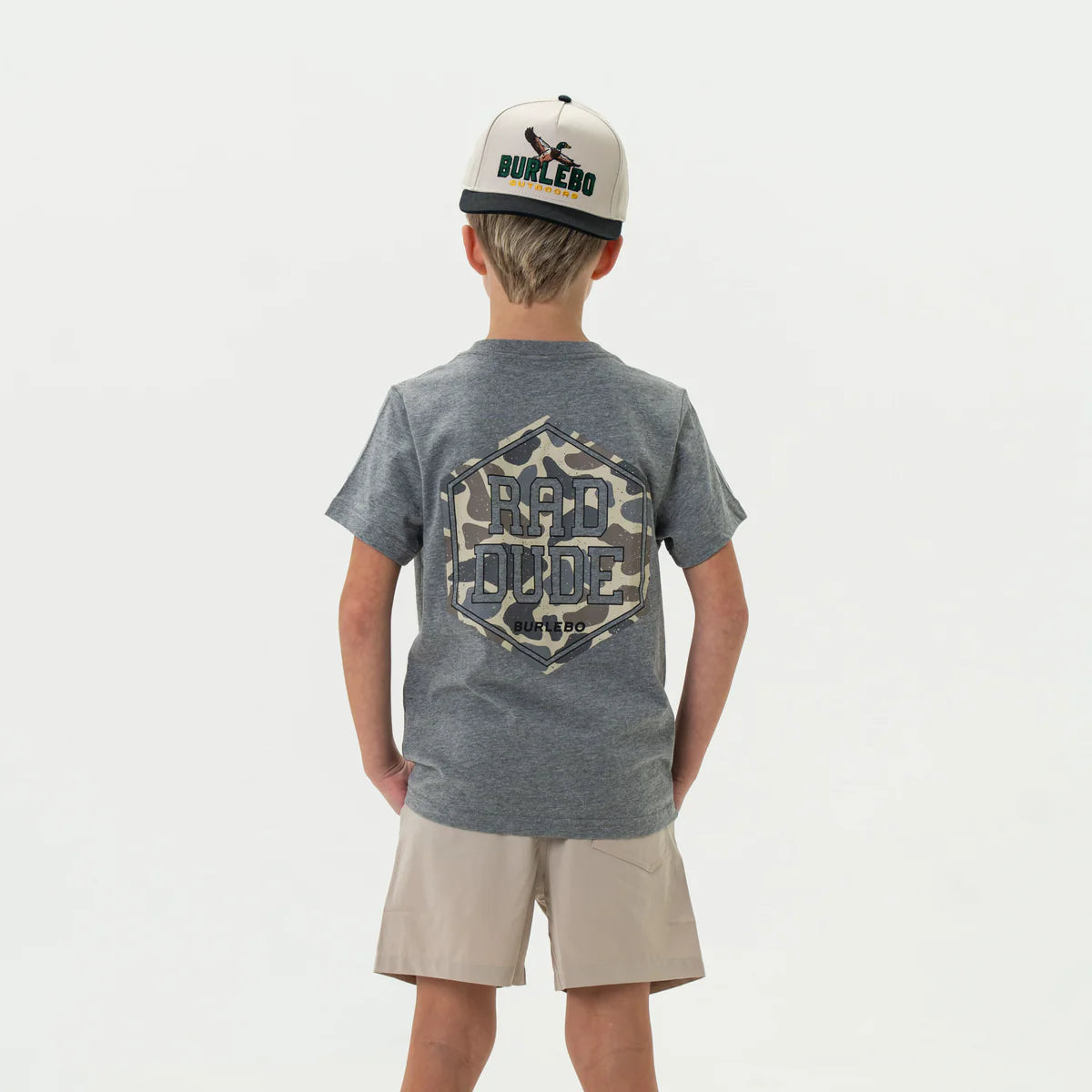 Youth Tee - Rad Dude - Dark Heather Grey Y-DUDDC-SS-DHG