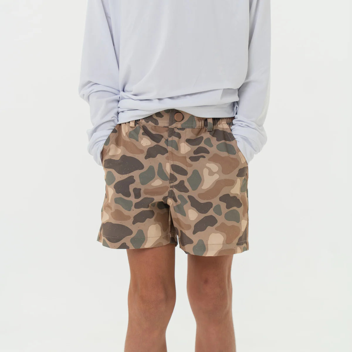 Youth Everyday Short - Pintail Camo - Brown Pocket