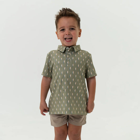 Youth Polo - Sage Lightning Y-PP-SL