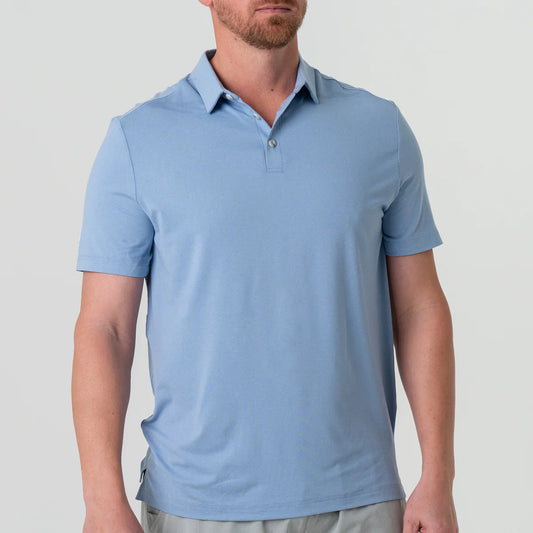 Performance Polo - Heather Sky Blue PP-SB