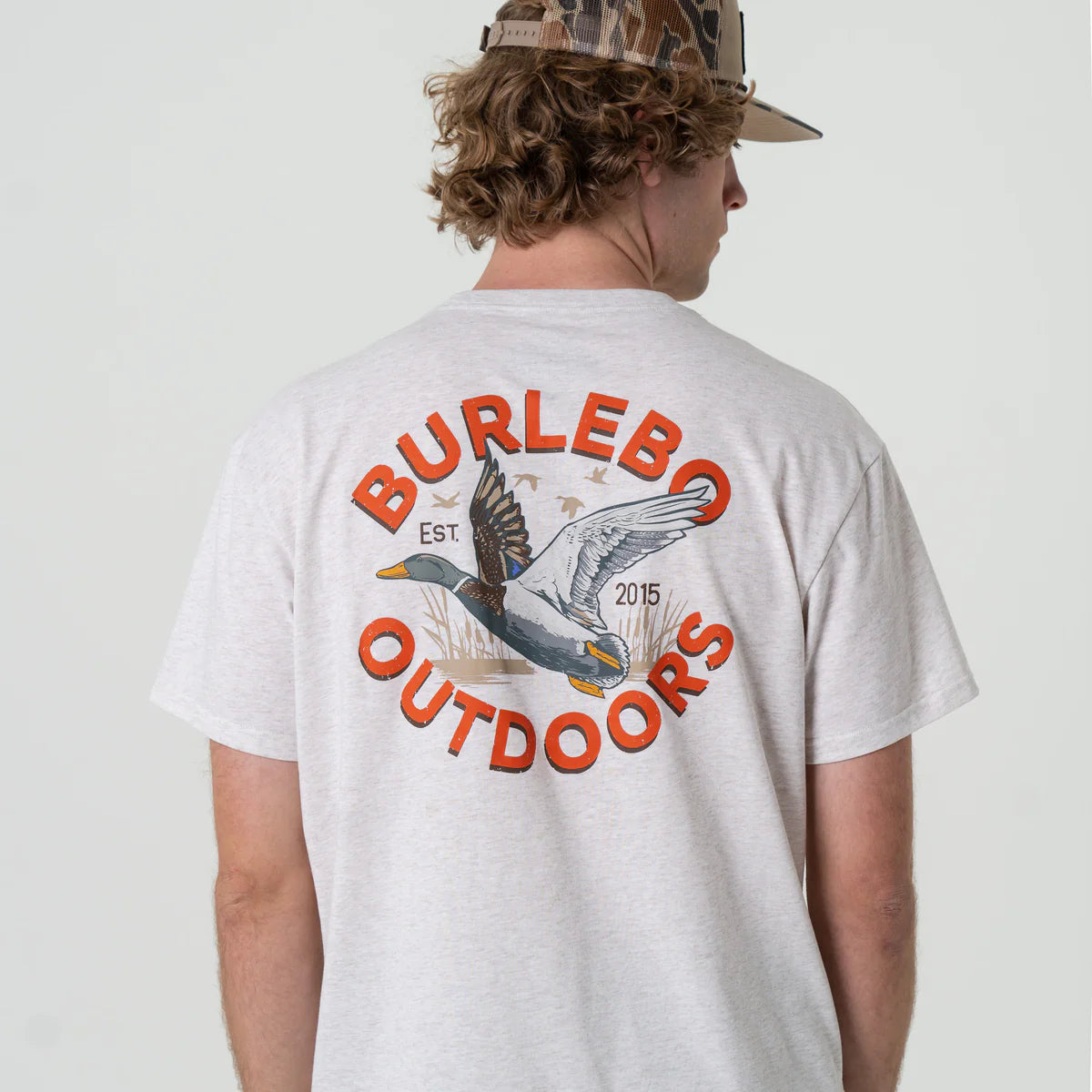 SS - Old School Duck Hunt - Heather Oatmeal OSDK-SS-OAT