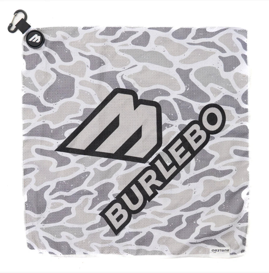 Golf Towel - Flying B Logo White Camo Golf Towel