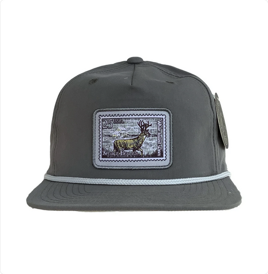 Deer Stamp Patch Grey Rope 055