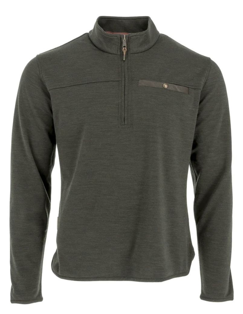 Tucker Fleece Quarter Zip Tom Beckbe Peat ml020pgs