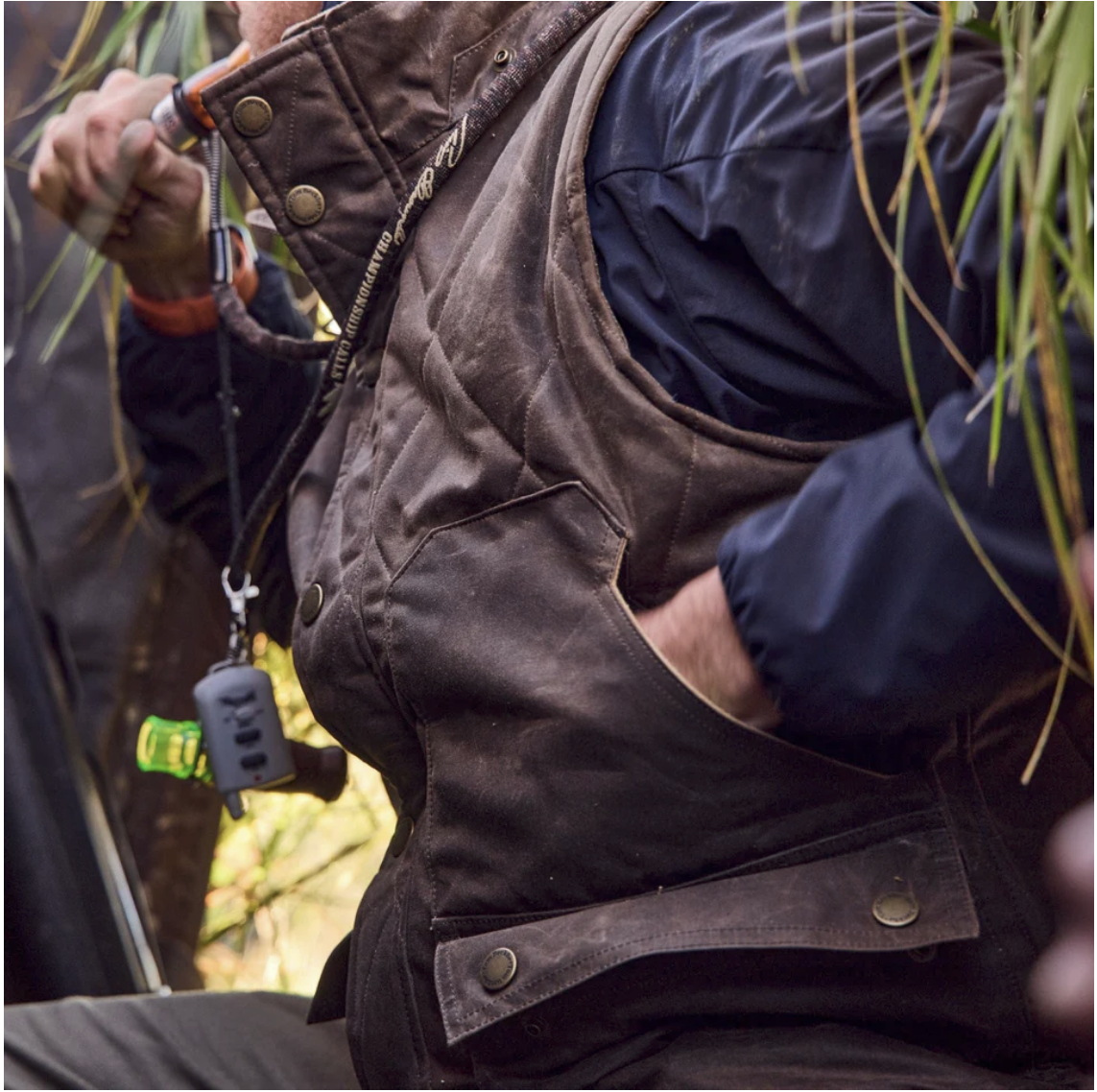 Fowler Vest Rye Brown Tom Beckbe mo020rbs