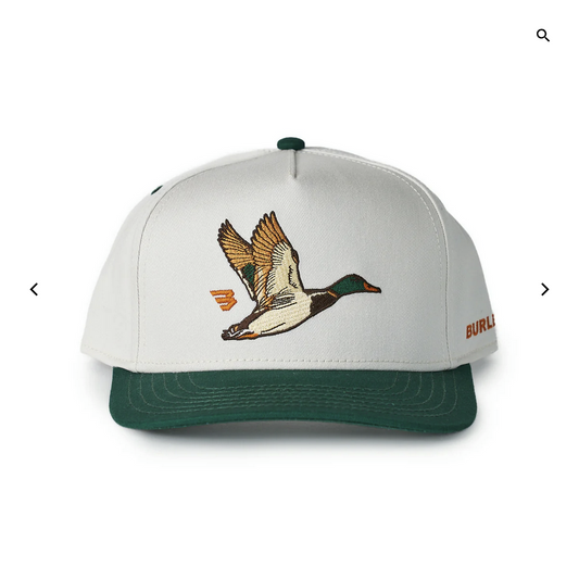 Cap - Flying Duck - Cream & Green C FLYDK G