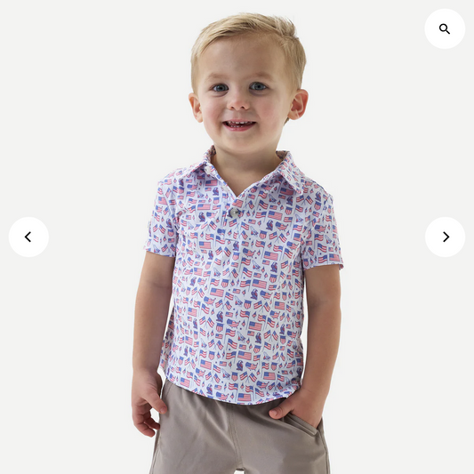 Youth Performance Polo - Old Glory Y-PP OLDG