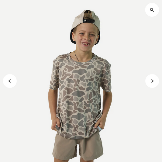 Youth Go To Tee - Classic Deer Camo Y-GTT-CDC