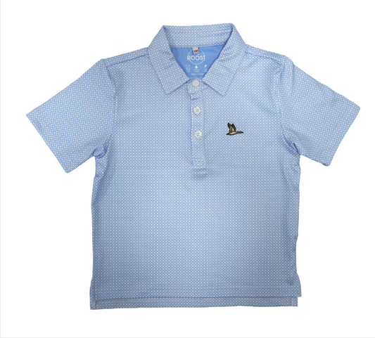 Roost Flyway Polo (RW-215) Youth Polo Blue