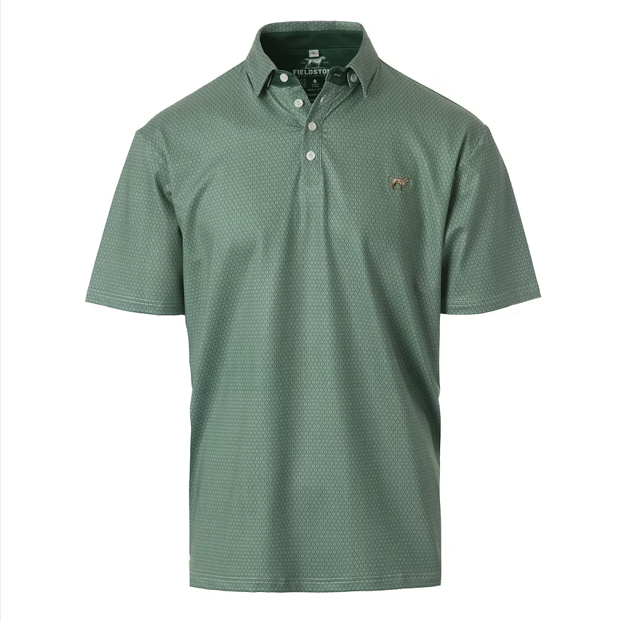Y-R702 Diamond Polo (702) Youth Polo Green