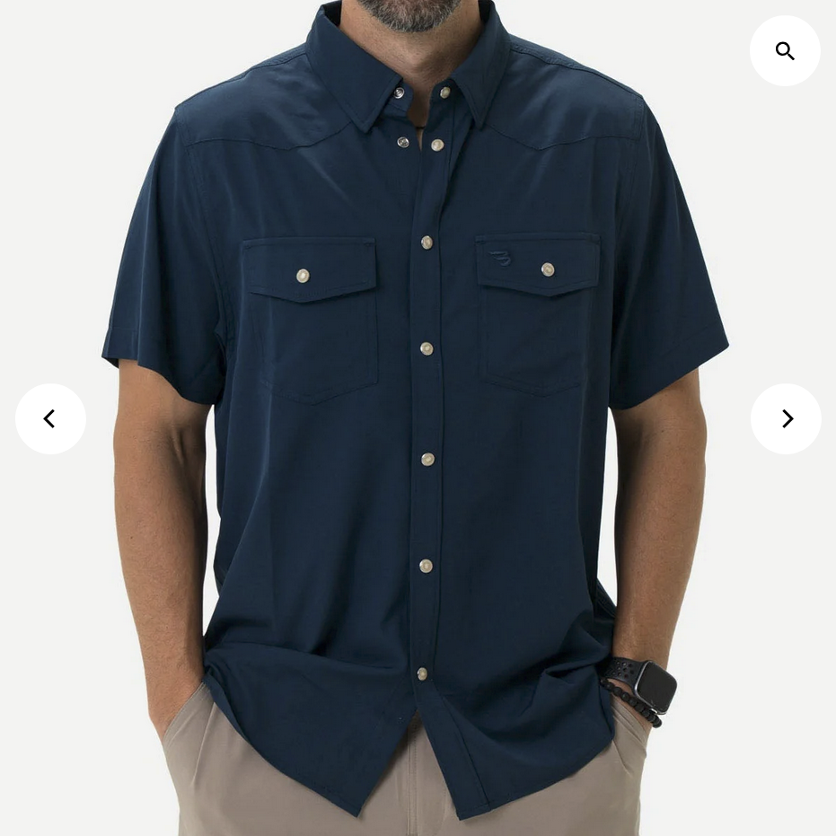 Performance Western Shirt - Navy PWS-NVY
