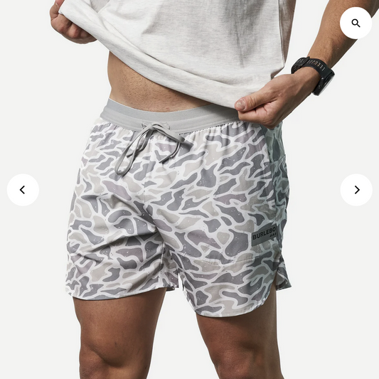 Training Short - White Camo RUNS-WC