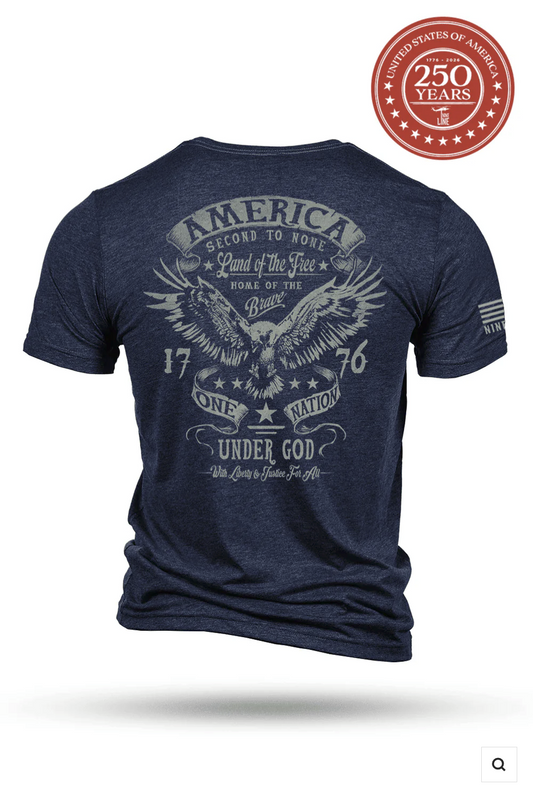 Second To None 250th - T-Shirt Blue