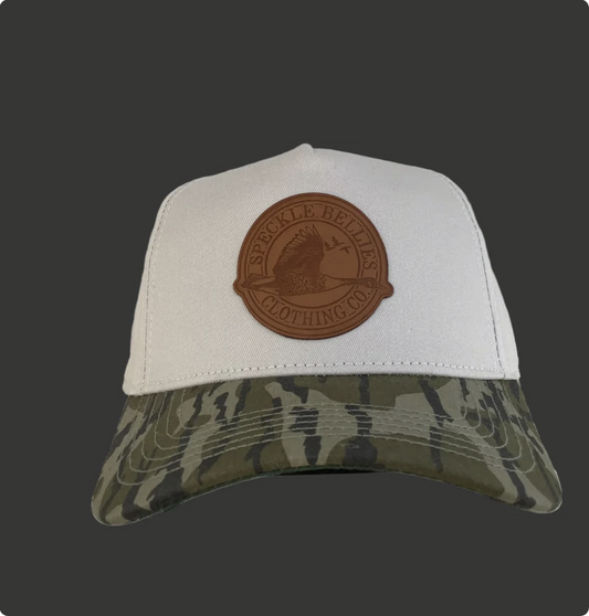 Bottomland bib leater p Circle Logo Large Leather Patch Hybrid