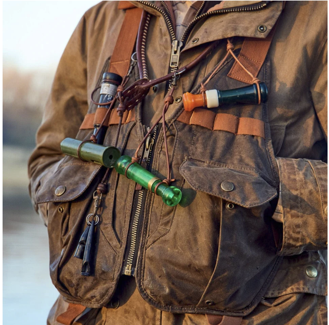 Waterfowl Strap Vest Tom Beckbe um067rbs   Rye Brown