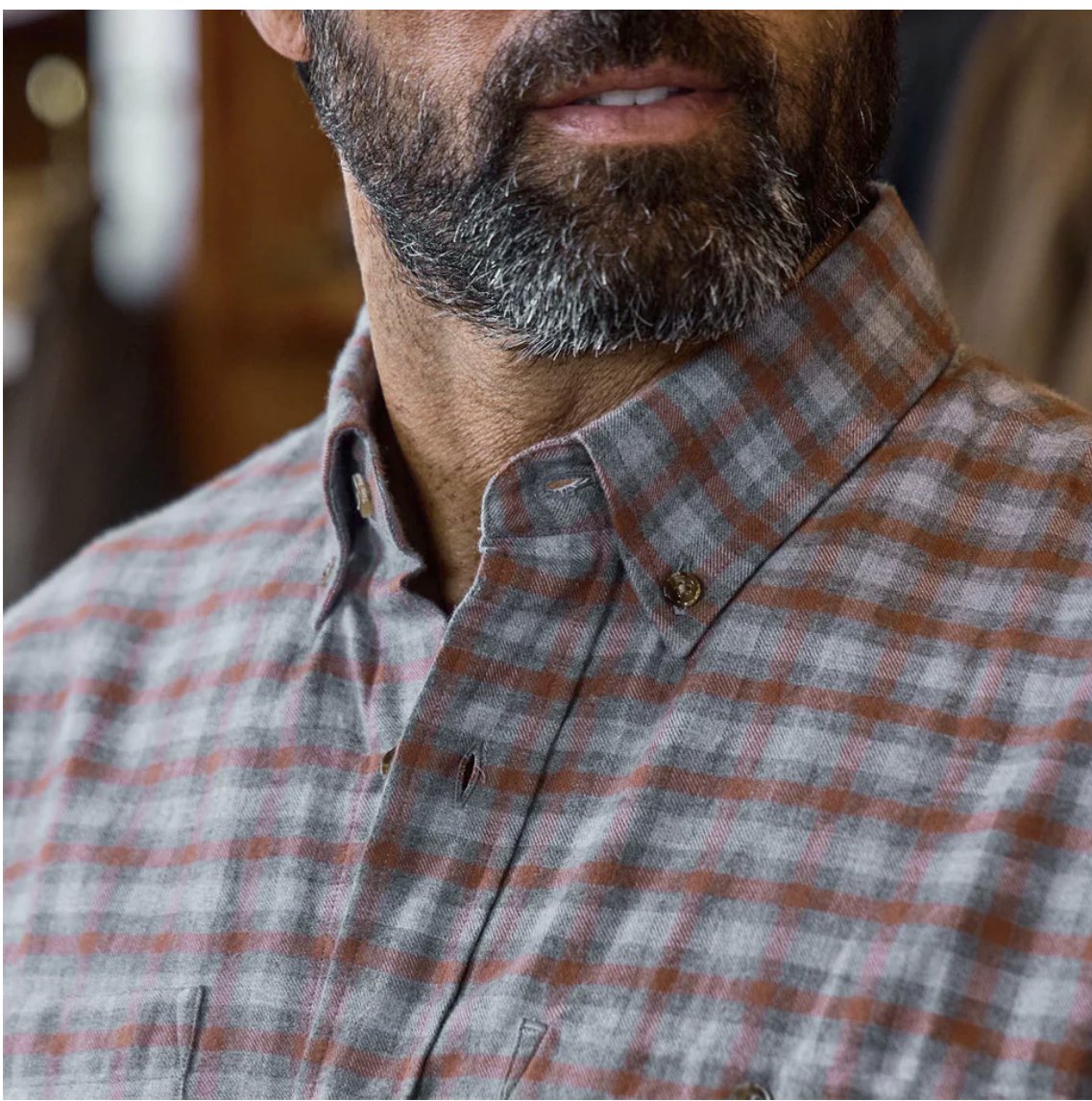 Dixon Brushed Cotton Twill Shirt Tom Beckbe ms025gxp