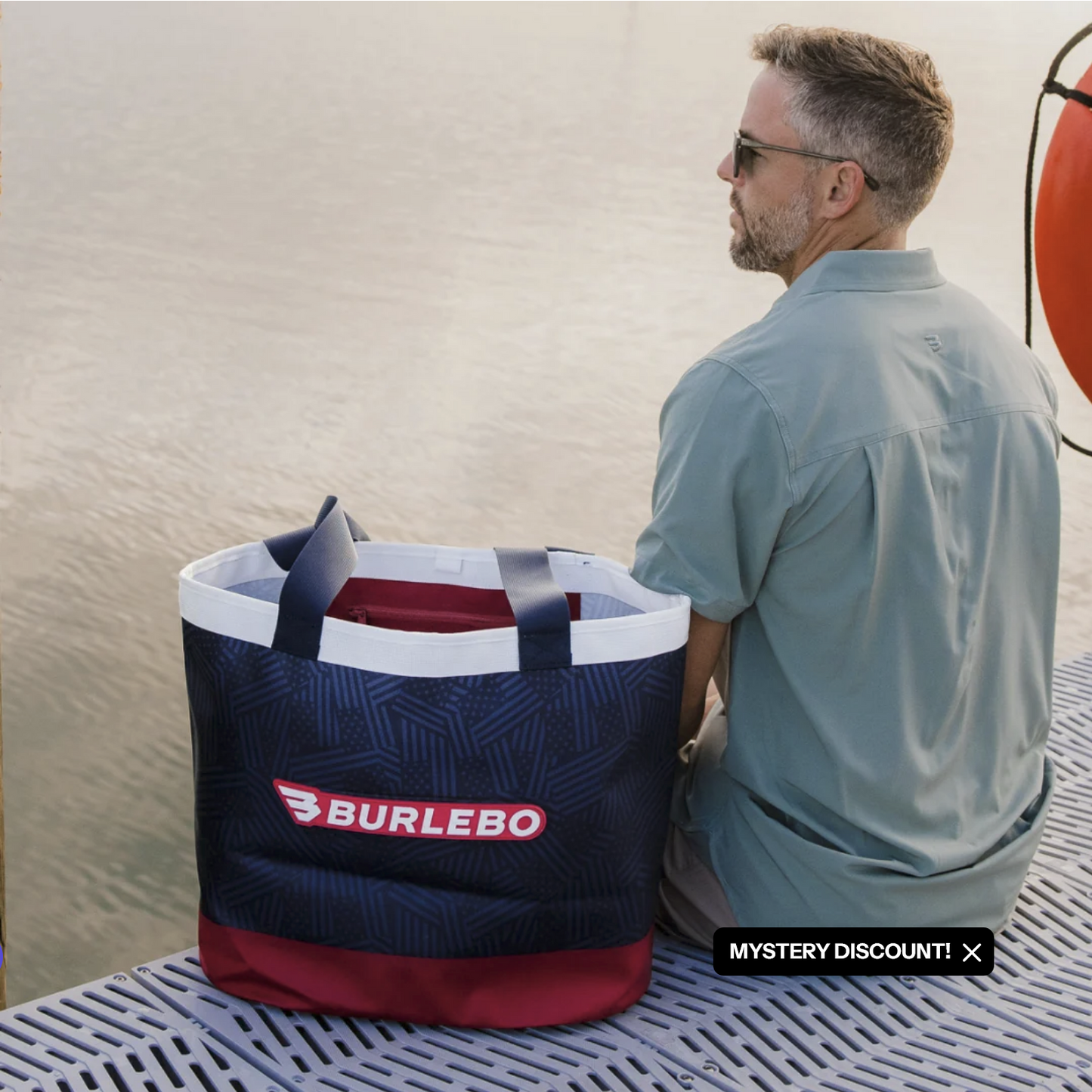 UTB-SASN Waterproof Tote - Stars and Stripes