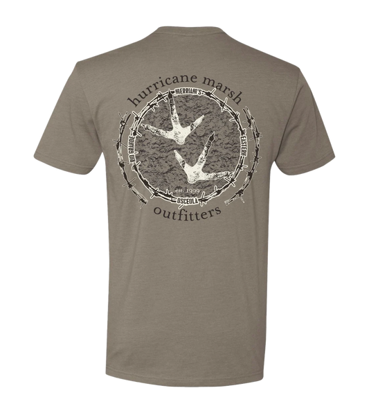 CM54 Grand Slam Turkey Tracks Tee - Grey