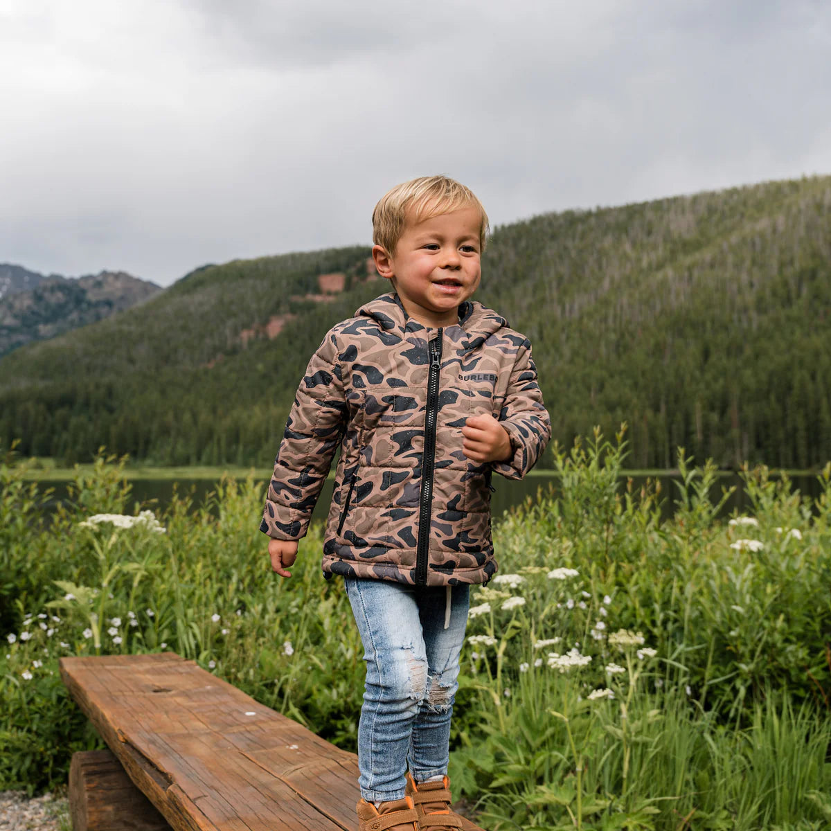 Youth - Puffer Jacket - Gauge Camo Y-PJACK-GC