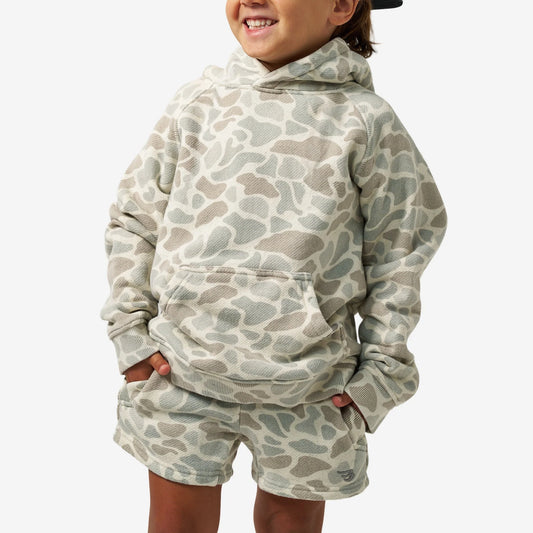 Y-VWFH-CDC Youth Vintage Washed Hoodie - Classic Deer Camo