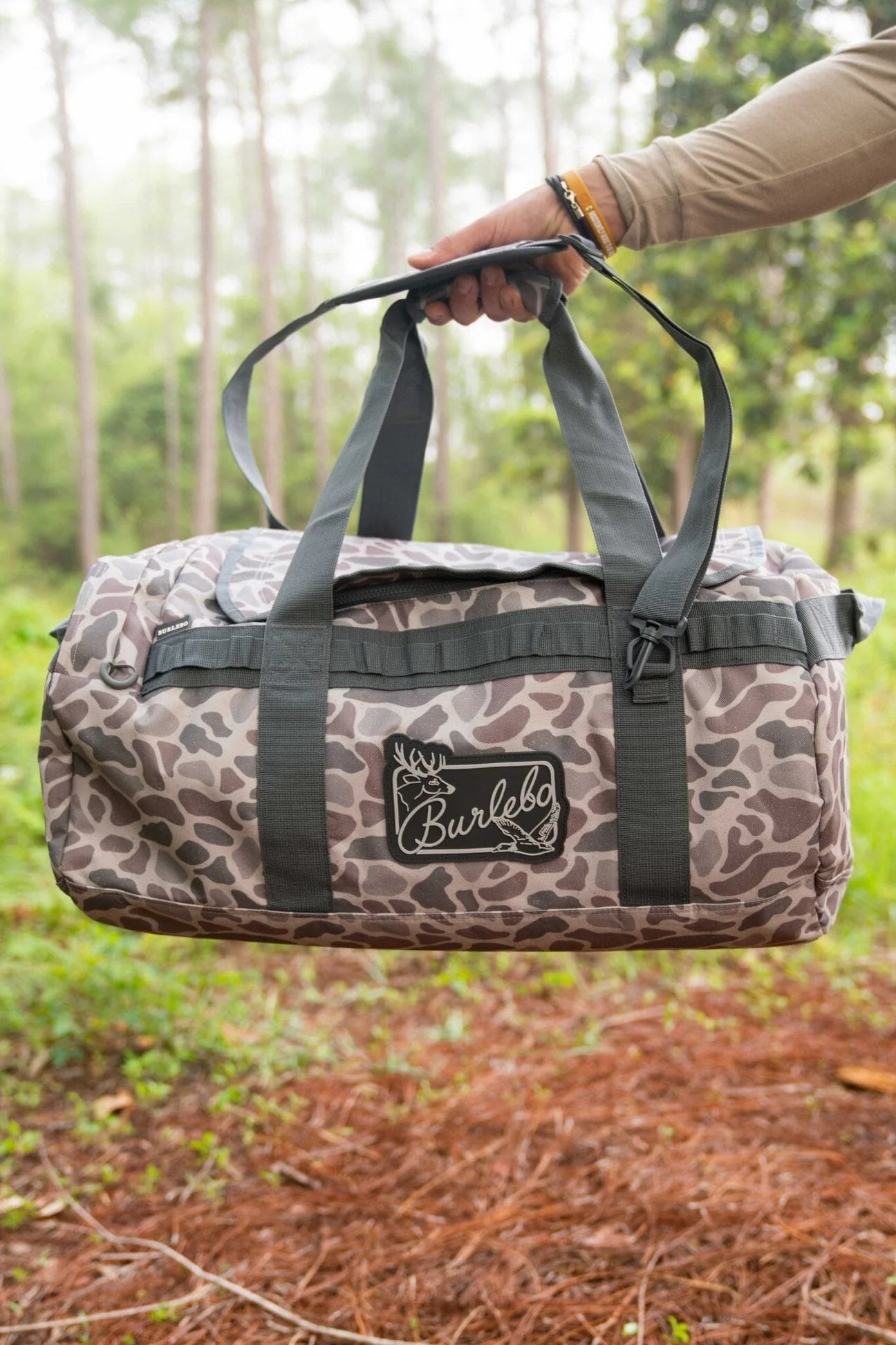 BURLEBO Deer Camo Duffle