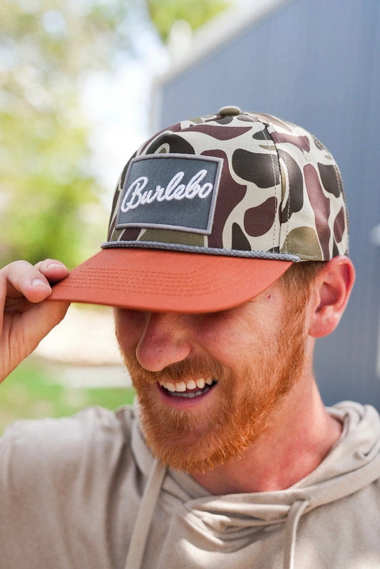 Orange Bill BURLEBO Patch Hat