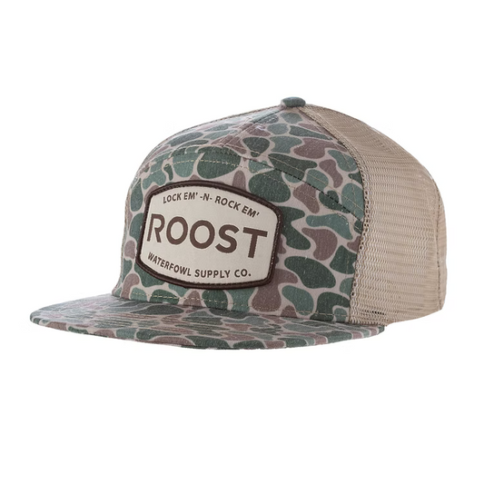 Roost Camo 7 Panel Woven Logo Patch (RH-R-37) 021