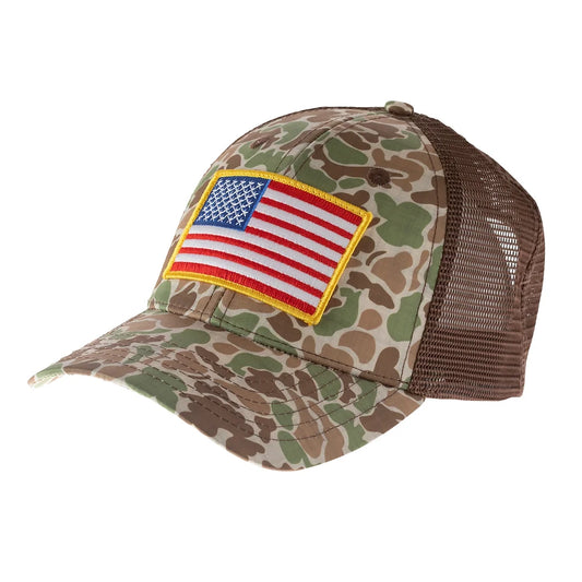 Fieldstone Camo Flag Hat