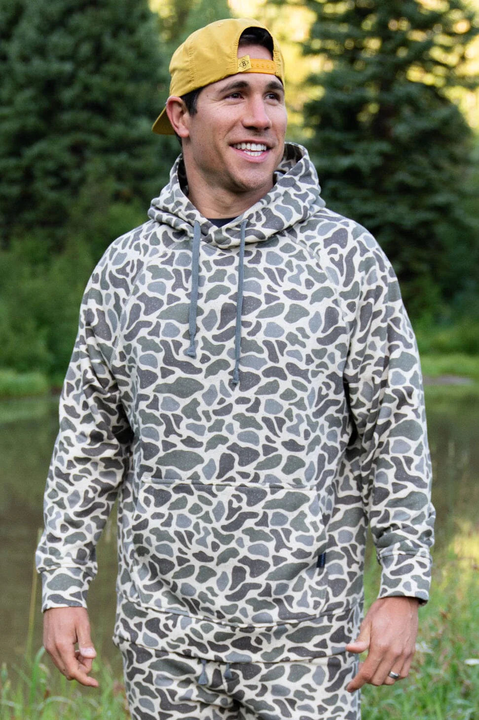 Fleece Hoodie - Deer Camo