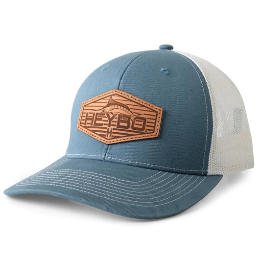Leather Marlin Patch Meshback Trucker Hat