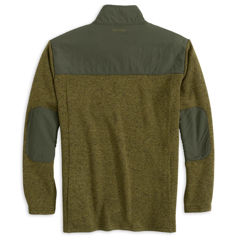 Hybrid 1/4 Zip: Olive 9186