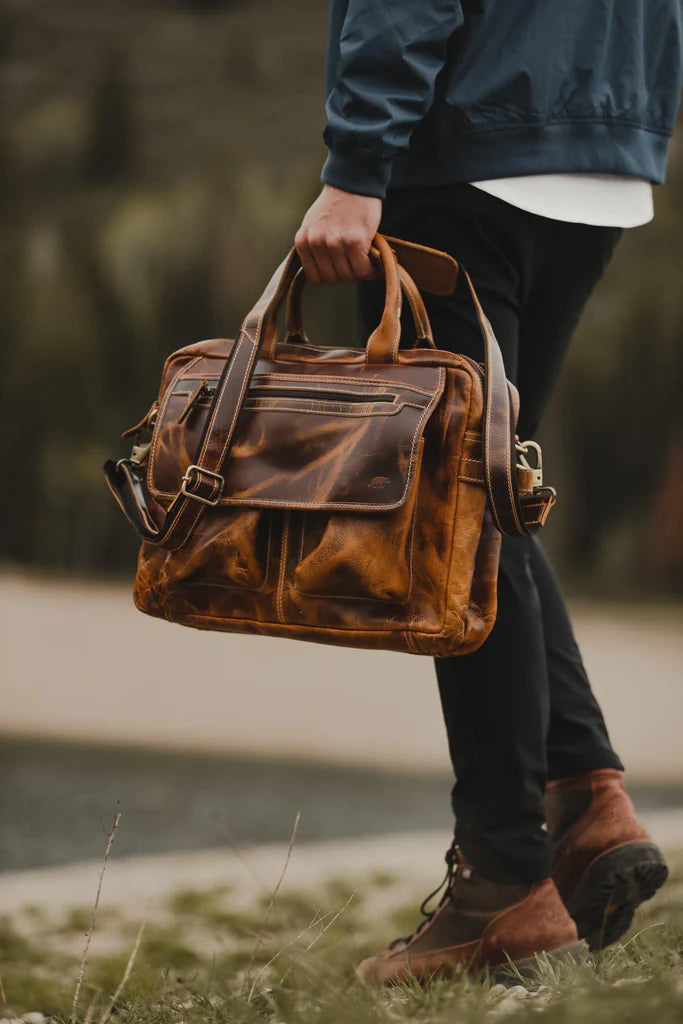 Buffalo Leather Pilot Bag