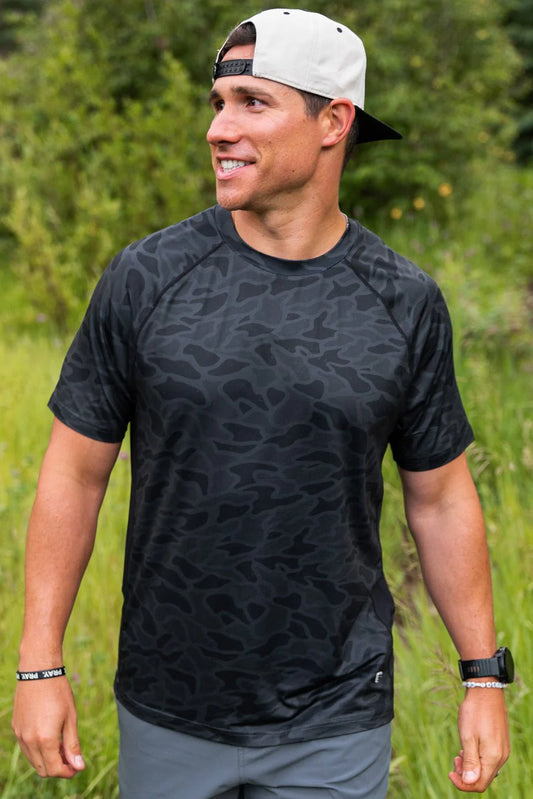 Performance Tee - SS - Black Camo