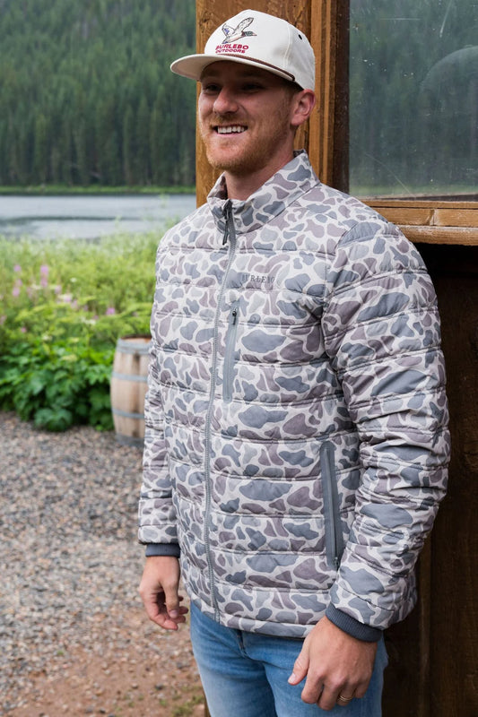 Puffer Jacket- Classic Deer Camo