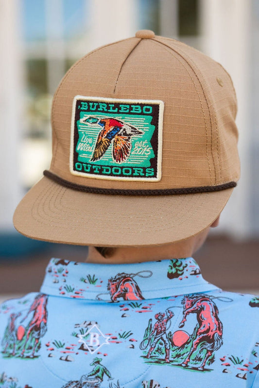 Youth Cap - Greenhead Patch - Coyote Tan