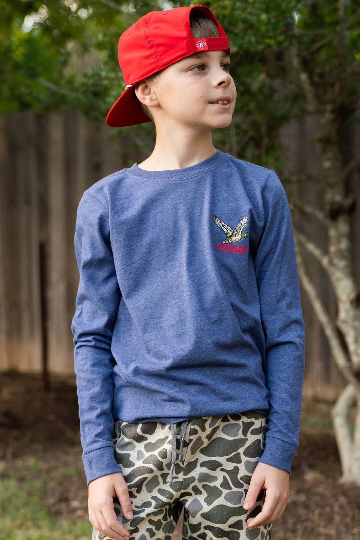 Youth Tee - Burlebo Outdoors Duck Long Sleeve