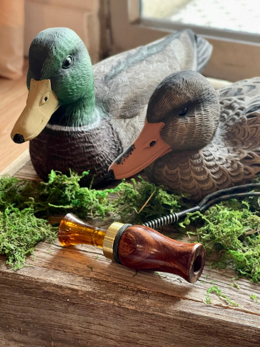 Cocobolo Wood - Echo Double Reed Mallard Call