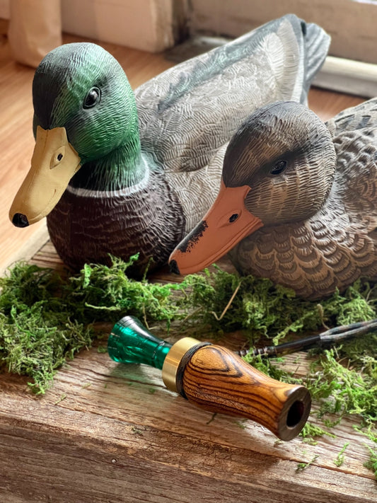 Mallard Call Bocote Wood - Echo Double Reed Mallard Call