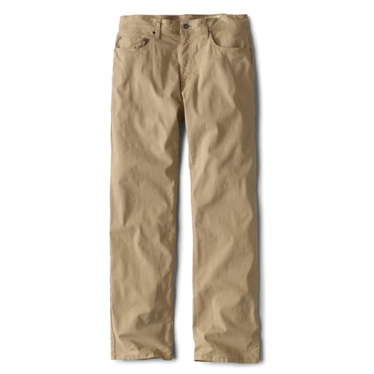 5-Pocket Stretch Twill Pants - Desert Khaki