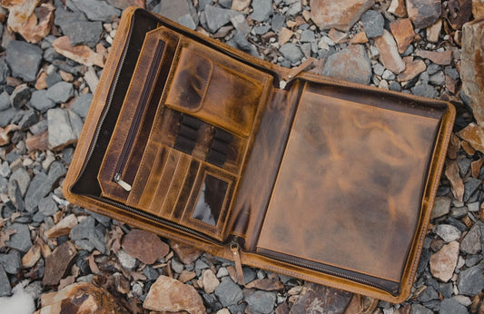 Nomad Leather Portfolio - Dark Walnut