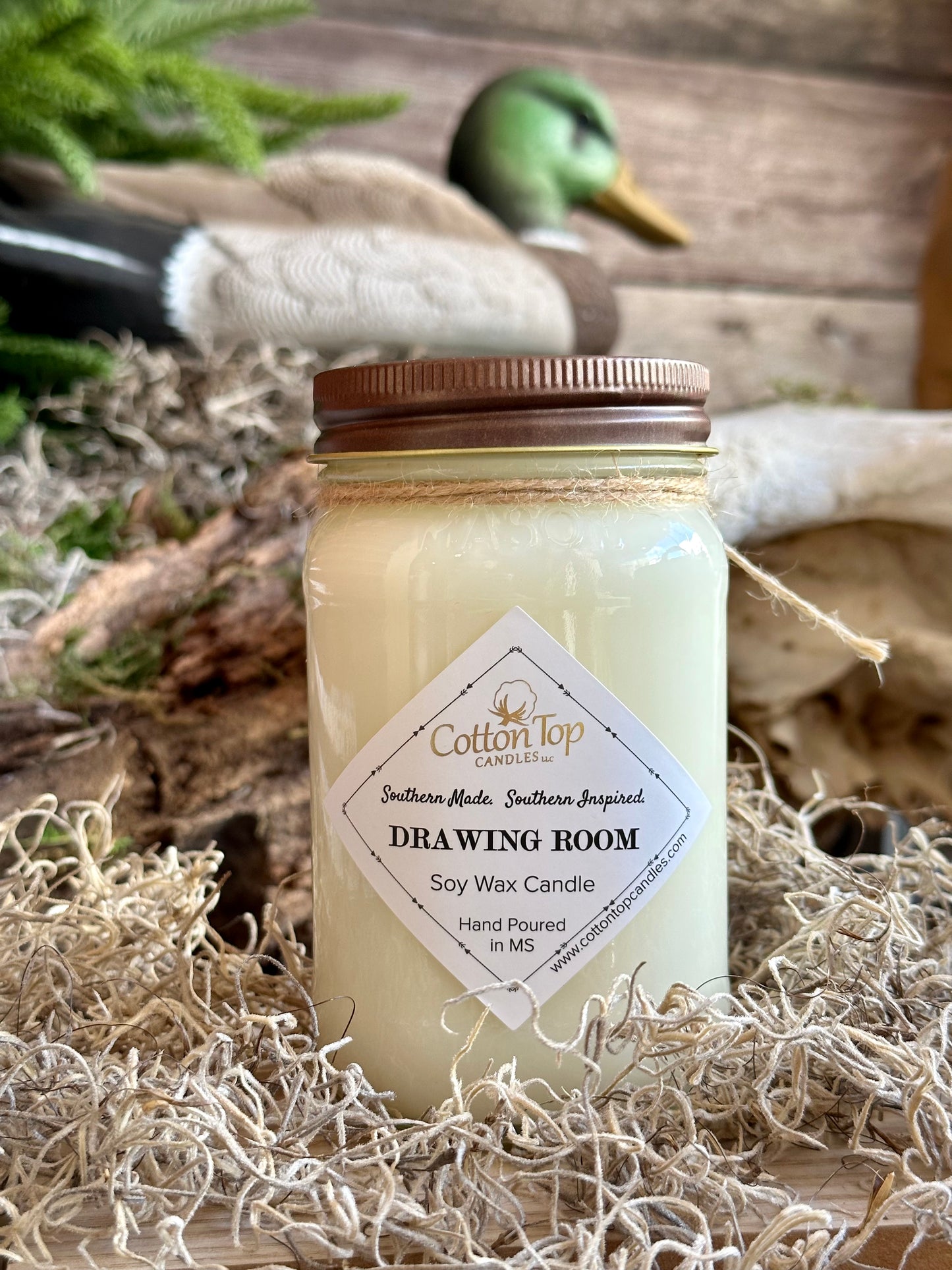 Cotton Top Candle: Large