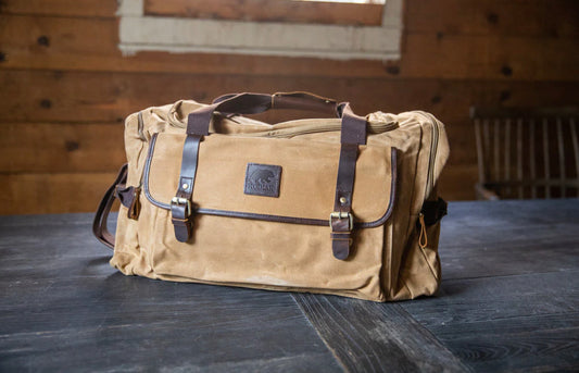 25L Denali Canvas Duffel - Tan